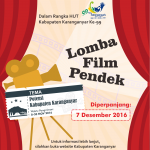 Lomba Film Pendek Dalam Rangka Hari Jadi Kabupaten Karanganyar Ke 99