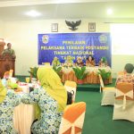 Ketua TP.PKK Karanganyar Terima Tim Penilai Posyandu Nasional