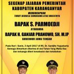 Segenap Jajaran Pemkab. Karanganyar Turut Berbela Sungkawa Atas Meninggalnya Ayahanda Bapak H. Ganjar Pranowo, S.H. M.IP