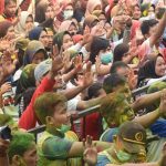 Kemeriahan Warnai Millenial Lawu Color Run dalam rangkaian Millenial Safety Festival 2019 di Karanganyar