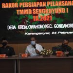 Rapat Koordinasi persiapan pelaksanaan TMMD Sengkuyung I TA 2021