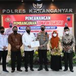 Pencanangan Pembangunan Zona Integritas Polres Karanganyar Menuju Wilayah Bebas Korupsi 2022