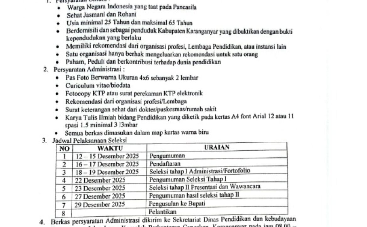 pengumuman dewan guru